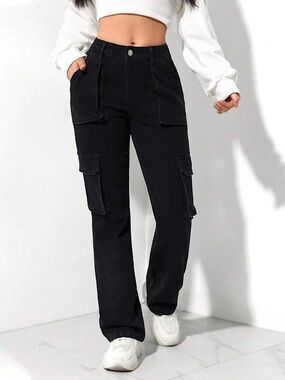 Black Cargo Pants